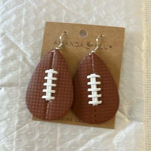 Football earrings